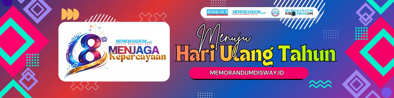 Menuju ultah ke-8 memorandum.co.id