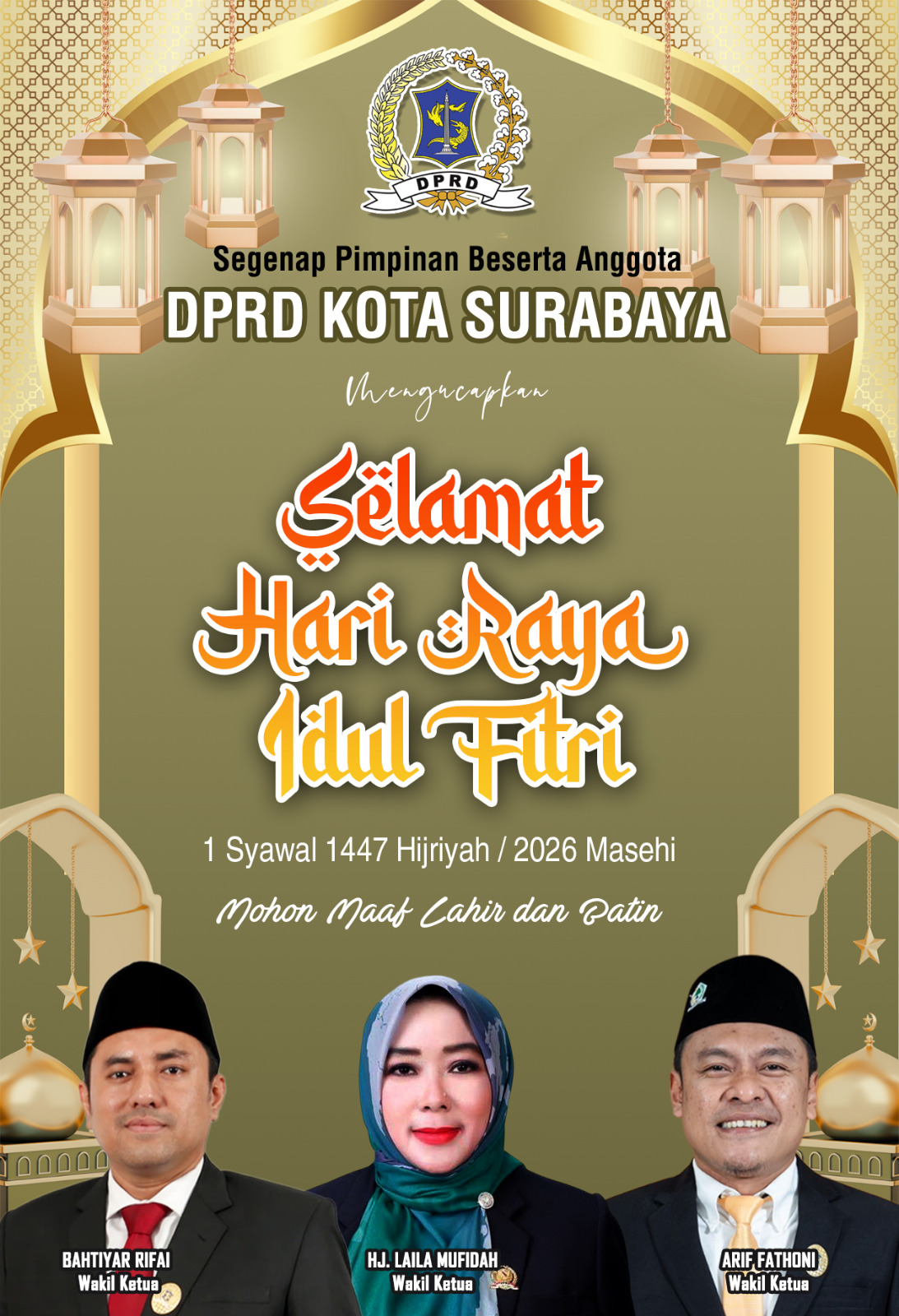 IKLAN HARI RAYA DPRD SURABAYA IKLAN HARI RAYA DPRD SURABAYA