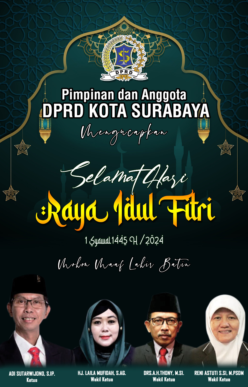 DPRD Surabaya Idul Fitri
