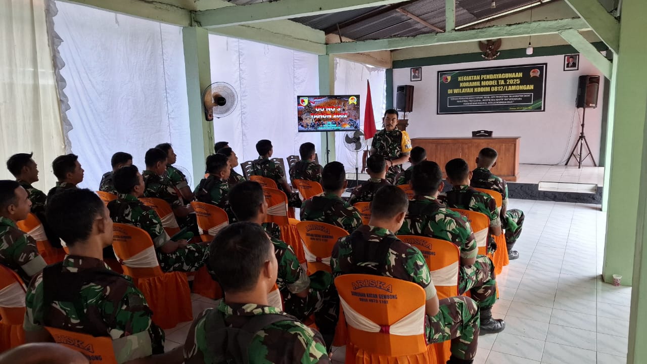 Pendayagunaan Koramil Model Digelar Kodim Lamongan untuk TNI AD yang Prima dan Adaptif
