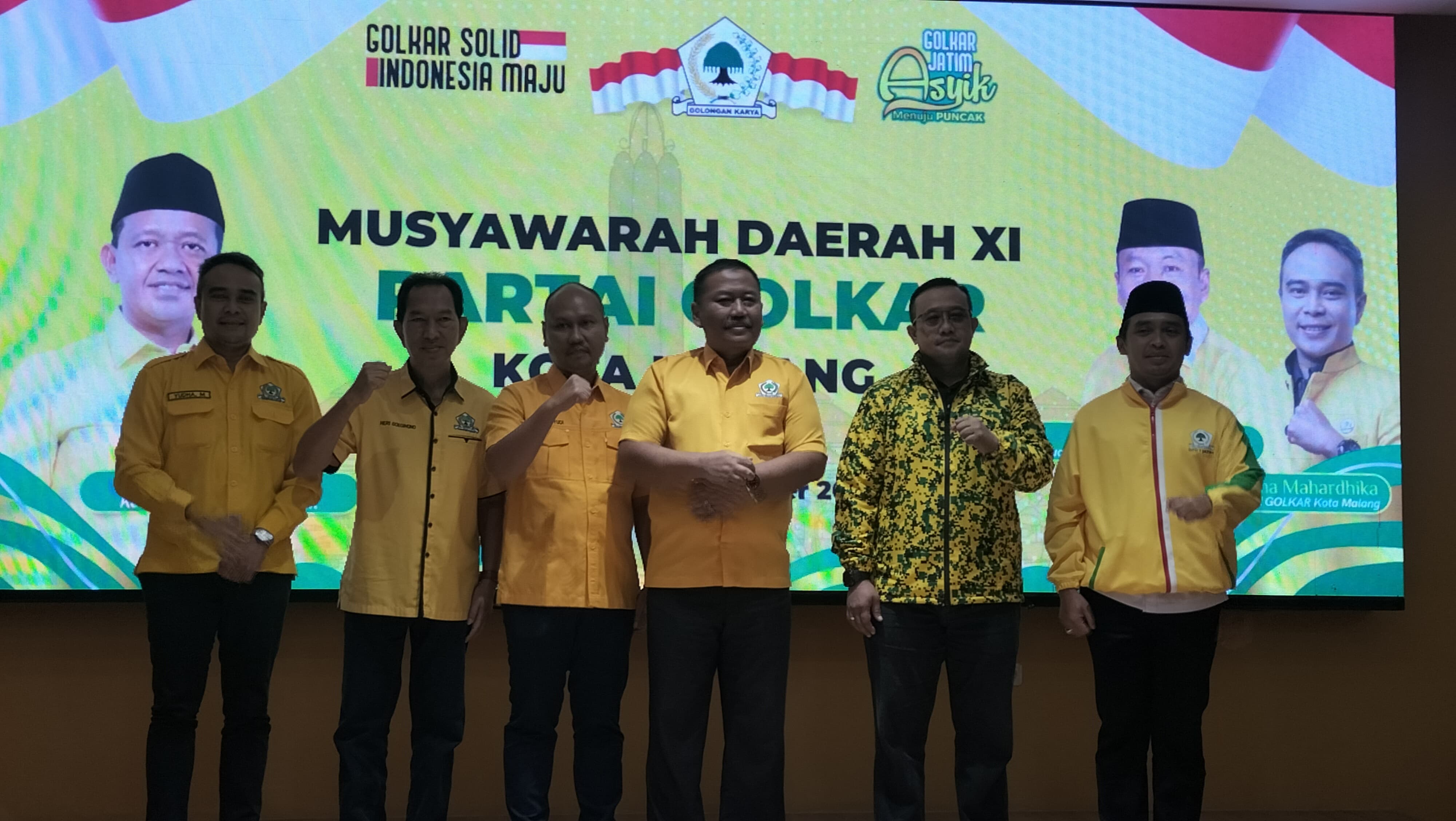 Musda Xl di Kantor DPD Golkar Jatim, Djoko Pimpin Golkar Kota Malang Periode 2025-2030