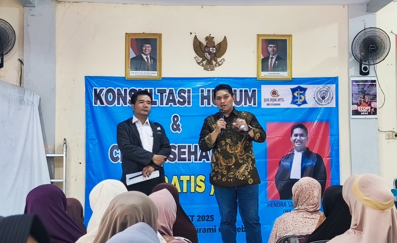 Konsultasi Hukum dan Cek Kesehatan Gratis Bersama Hendra Sasmita Disambut Antusias Warga Gumuyung Surabaya