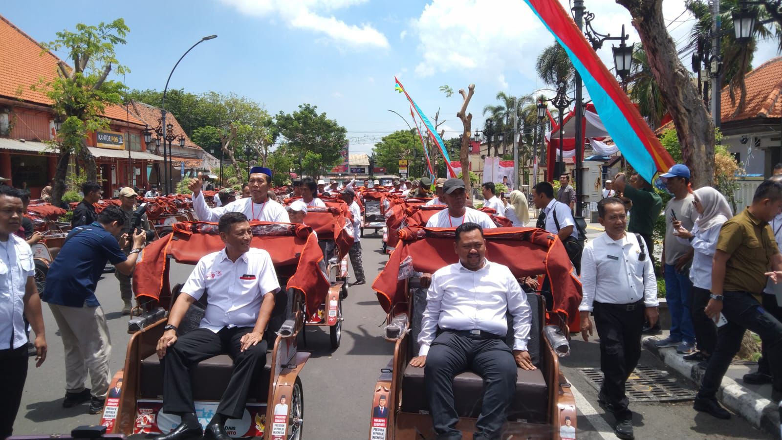 200 Becak Listrik Mengaspal di Gresik, Bupati Siapkan Jalur Khusus dan SPKLU
