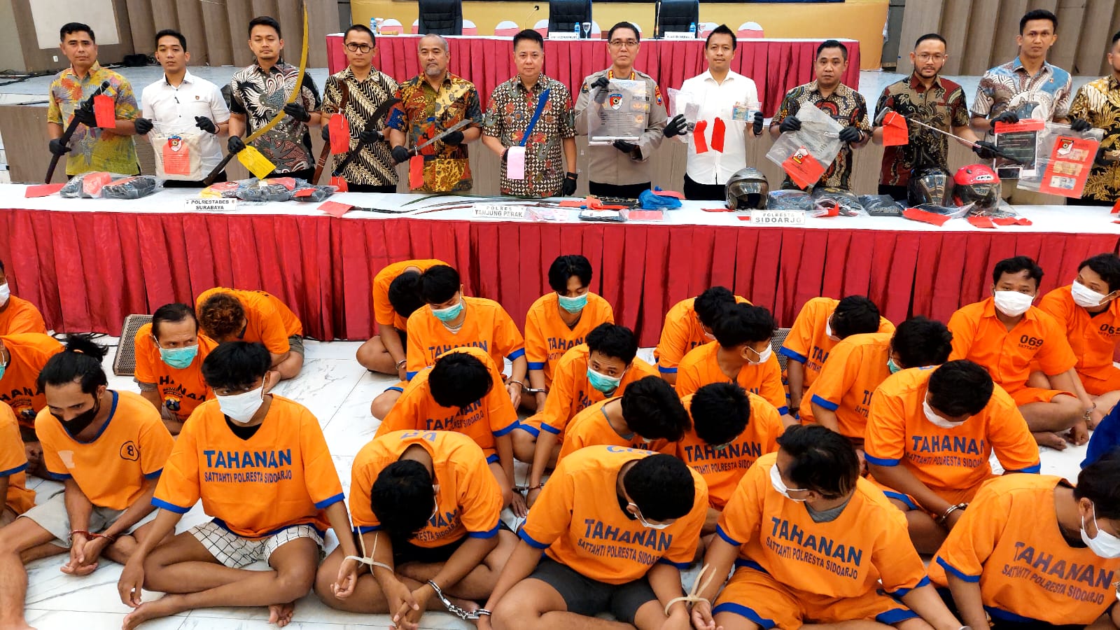 Dua Pekan Operasi Pekat Semeru, Polda Jatim Berangus 2.307 Tersangka