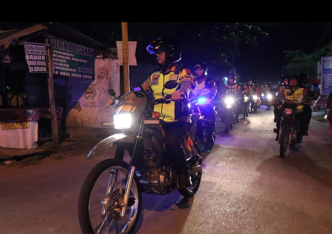 Birukan Bojonegoro, Patroli KRYD Polres Antisipasi Gangguan Kamtibmas di Bulan Ramadan