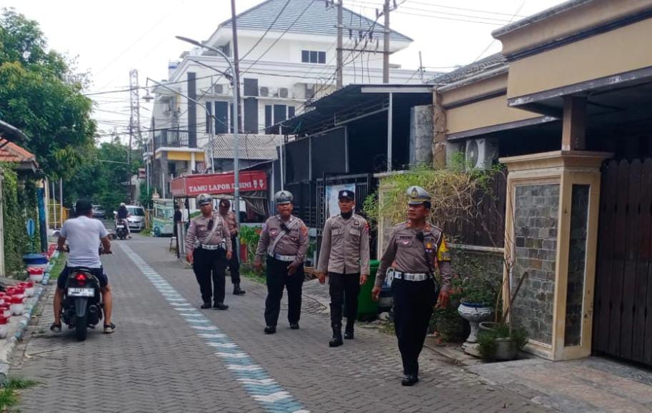 Polsek Karangpilang Intensifkan Patroli, Tekan Kriminalitas di Griya Kebraon Selatan