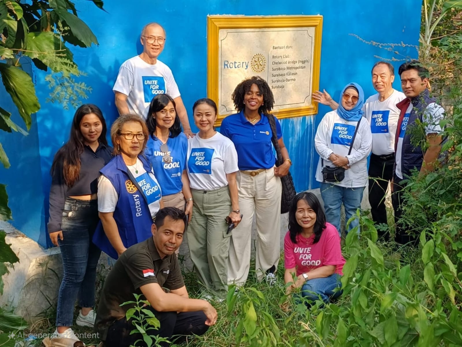 Perwakilan Rotari Foundation Asia Selatan Tinjau Proyek Global Grant Water & Sanitation di Jombang