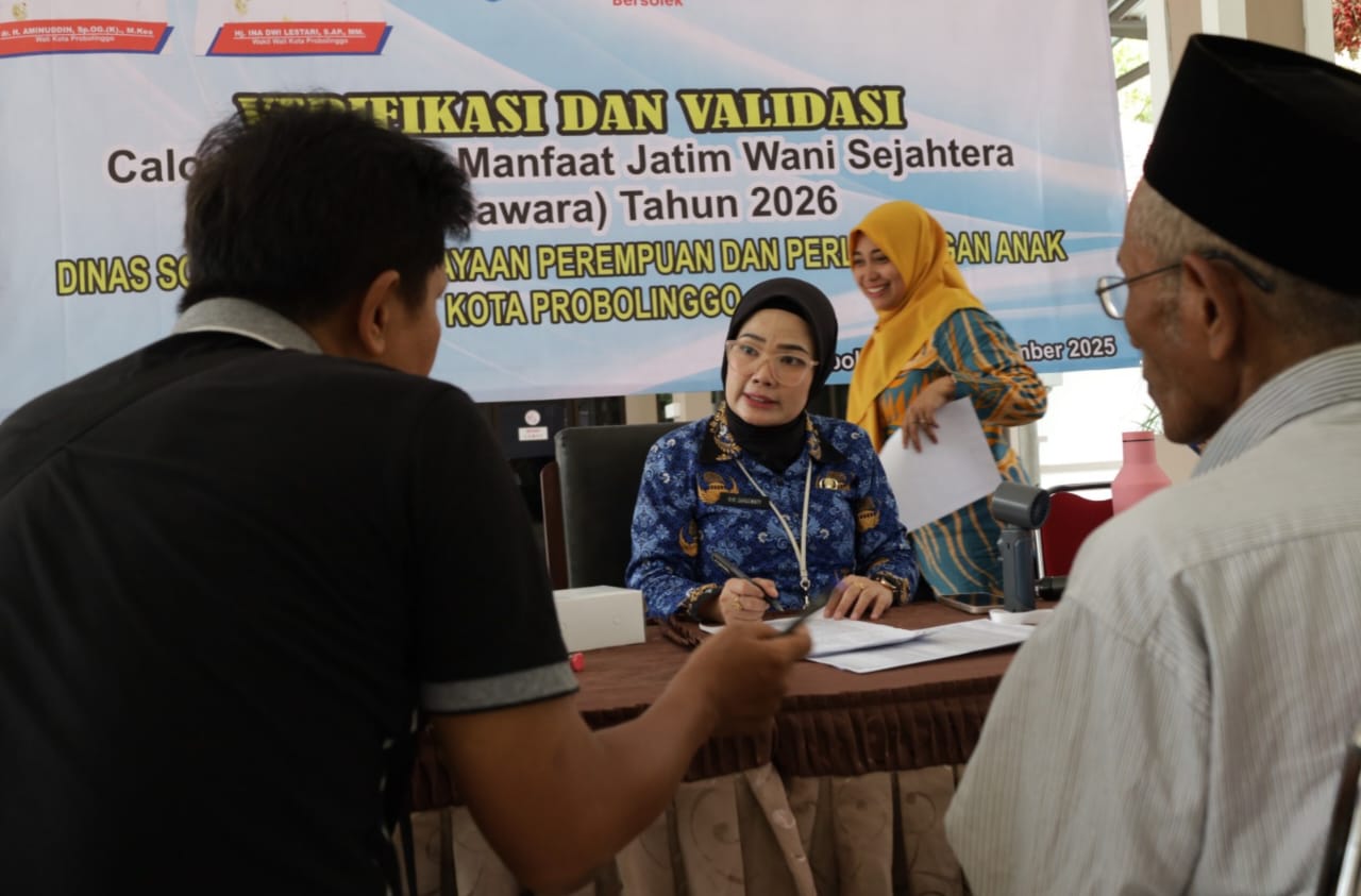 Pastikan Tepat Sasaran, Dinsos Jatim Verval Calon Penerima Manfaat Bantuan KIP KPM Jawara 2026