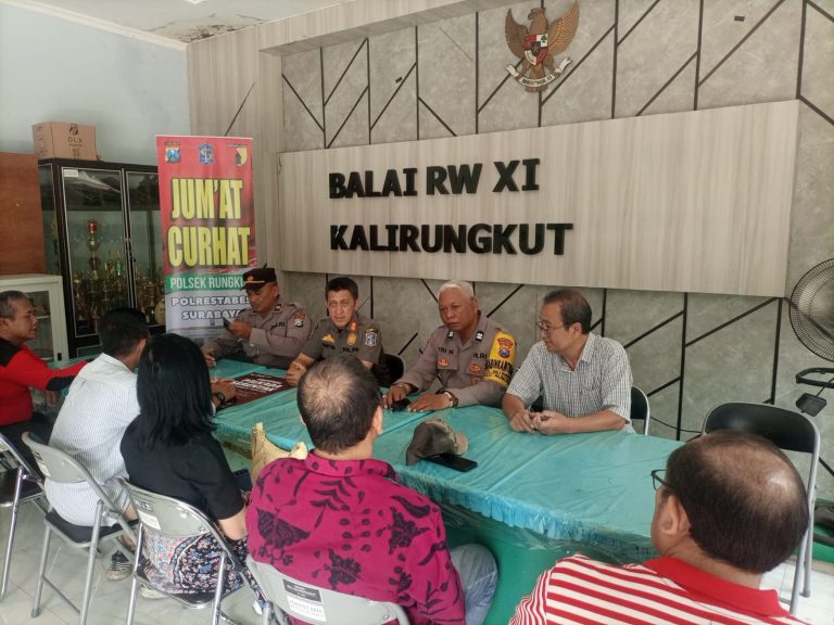 Jumat Curhat di RW IX Kalirungkut, Warga Aktif Berpartisipasi Jaga Kamtibmas