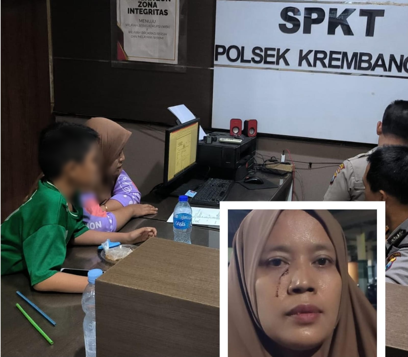 Wanita Kalianak Timur Dikeroyok Tetangga Cuma Gegara Anak Bertengkar