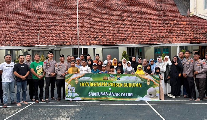 Polsek Bubutan Gelar Doa Bersama dan Santunan Anak Yatim