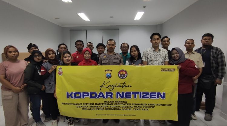 Humas Polresta Sidoarjo Ajak Masyarakat Bijak Bermedsos