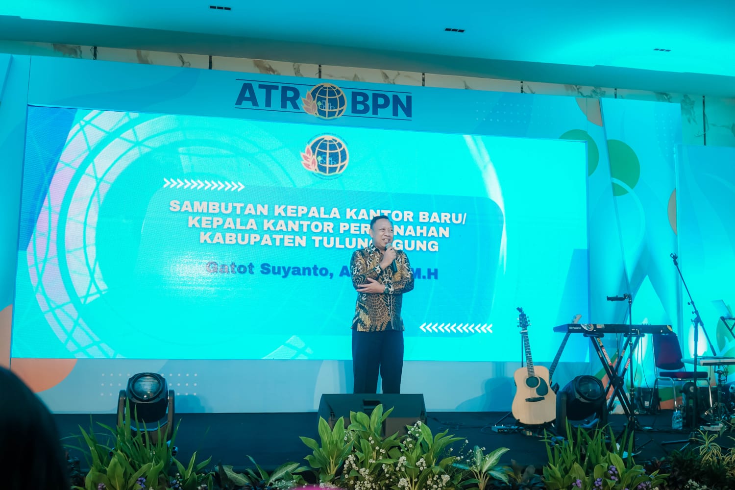 Pimpin Kantah ATR/BPN Tulungagung, Gatot Suyanto Ditinggali Kantor Istimewa dan Tim yang Hebat   