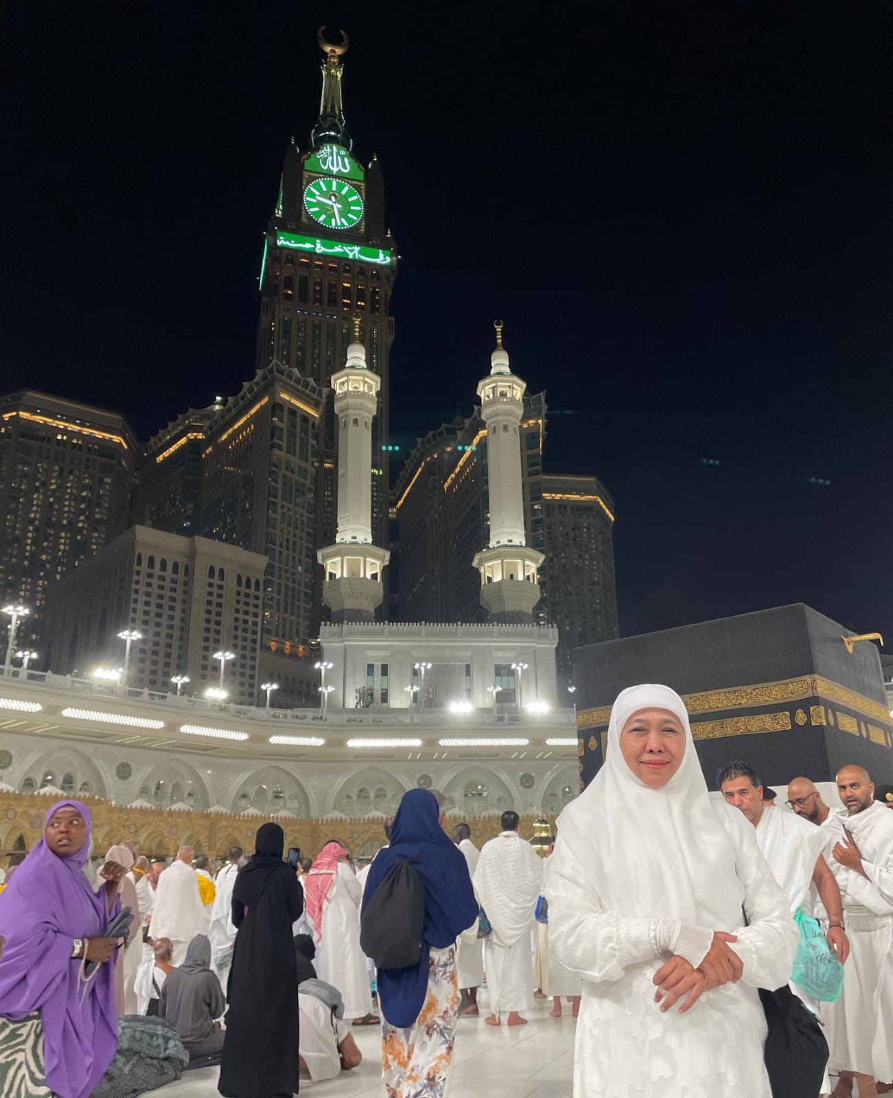 Gubernur Khofifah Puji Tata Kelola Masjidil Haram yang Semakin Nyaman dan Khusyuk