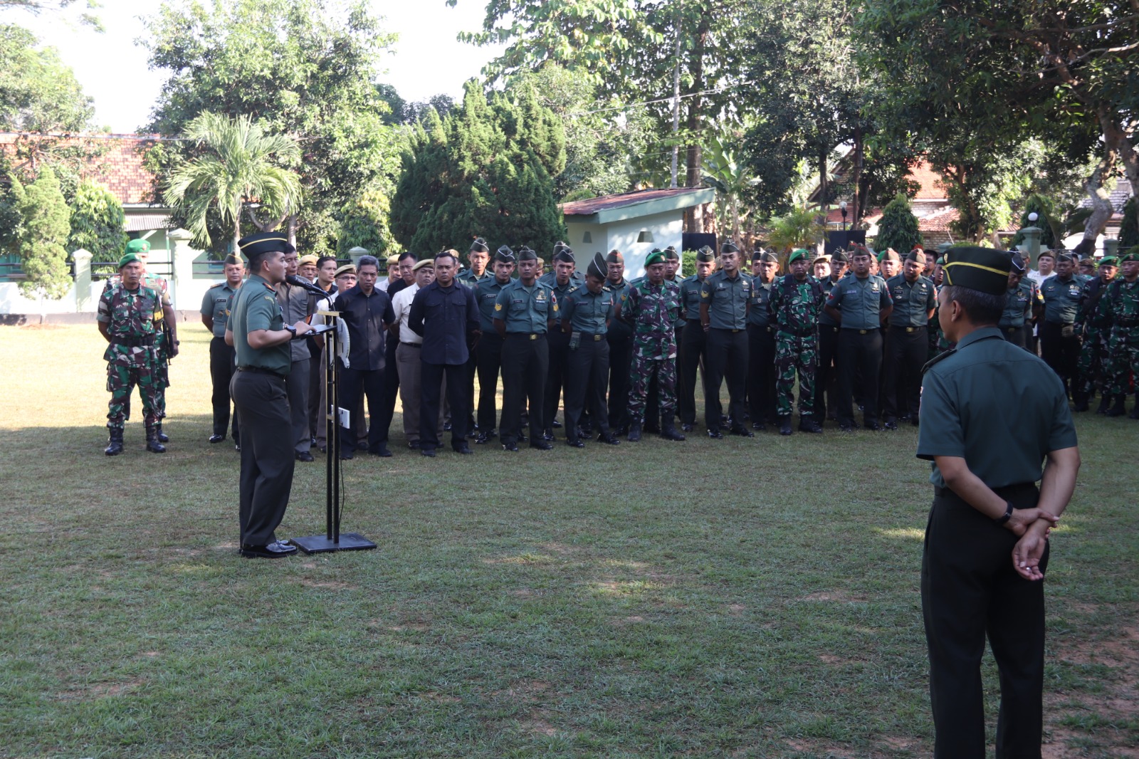 Dandim Pamekasan Ingatkan  Anggota untuk Jaga Keselamatan Berlalu Lintas