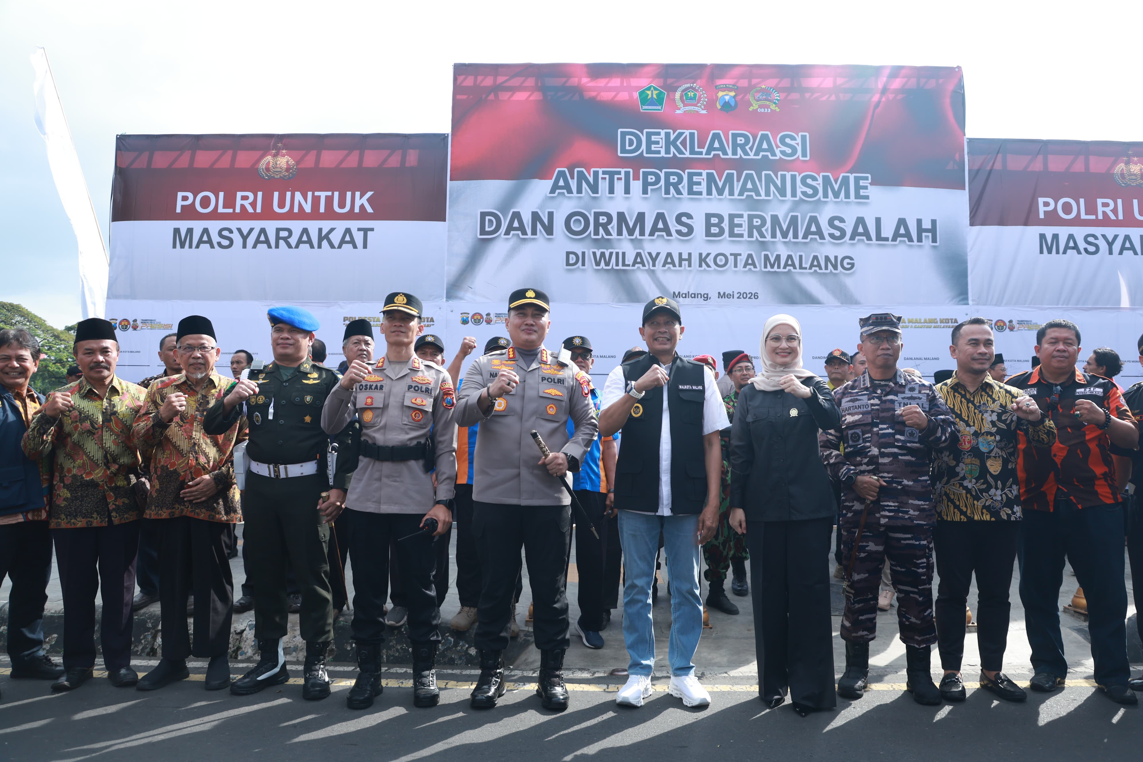 Dorong Iklim Investasi, Wali Kota Wahyu Tandatangani Deklarasi Lawan Premanisme