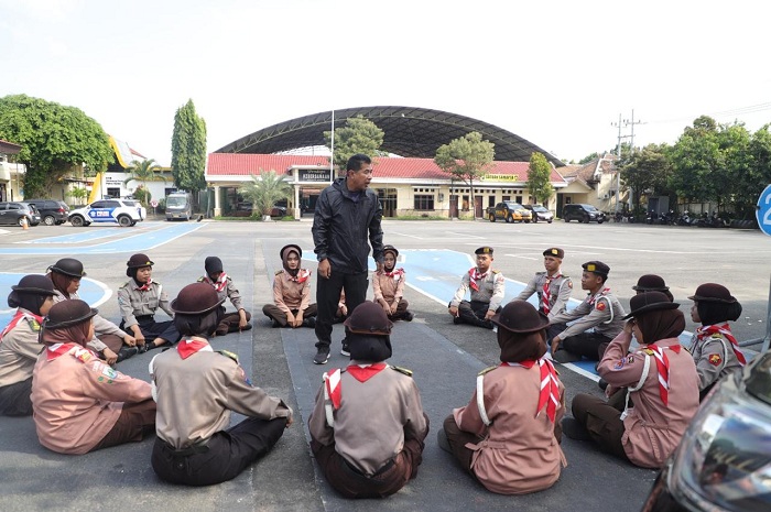 Wakapolres Kediri Ajak Anggota Saka Bhayangkara Jadi Pelopor Kamtibmas