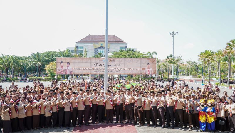 Pesta Siaga ASIK 2023 di Lamongan, Bentuk Generasi Berkarakter Melalui Kegiatan Rekreatif 