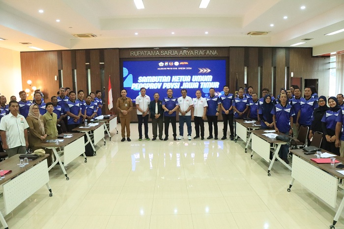 Muskab PBVSI Gresik 2026 Digelar di Polres Gresik, Kapolres Ajak Perkuat Prestasi Atlet