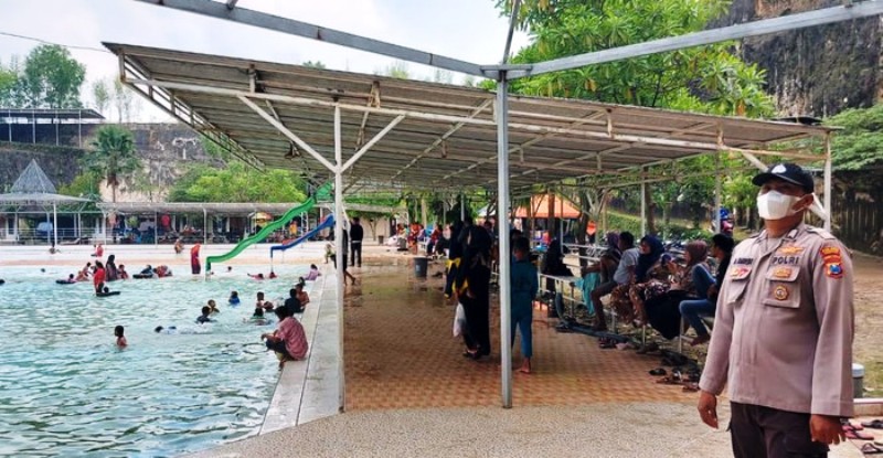 Libur Panjang, Tim Patroli Polsek Burneh Fokus Pantau Kamtibmas Kawasan Wisata