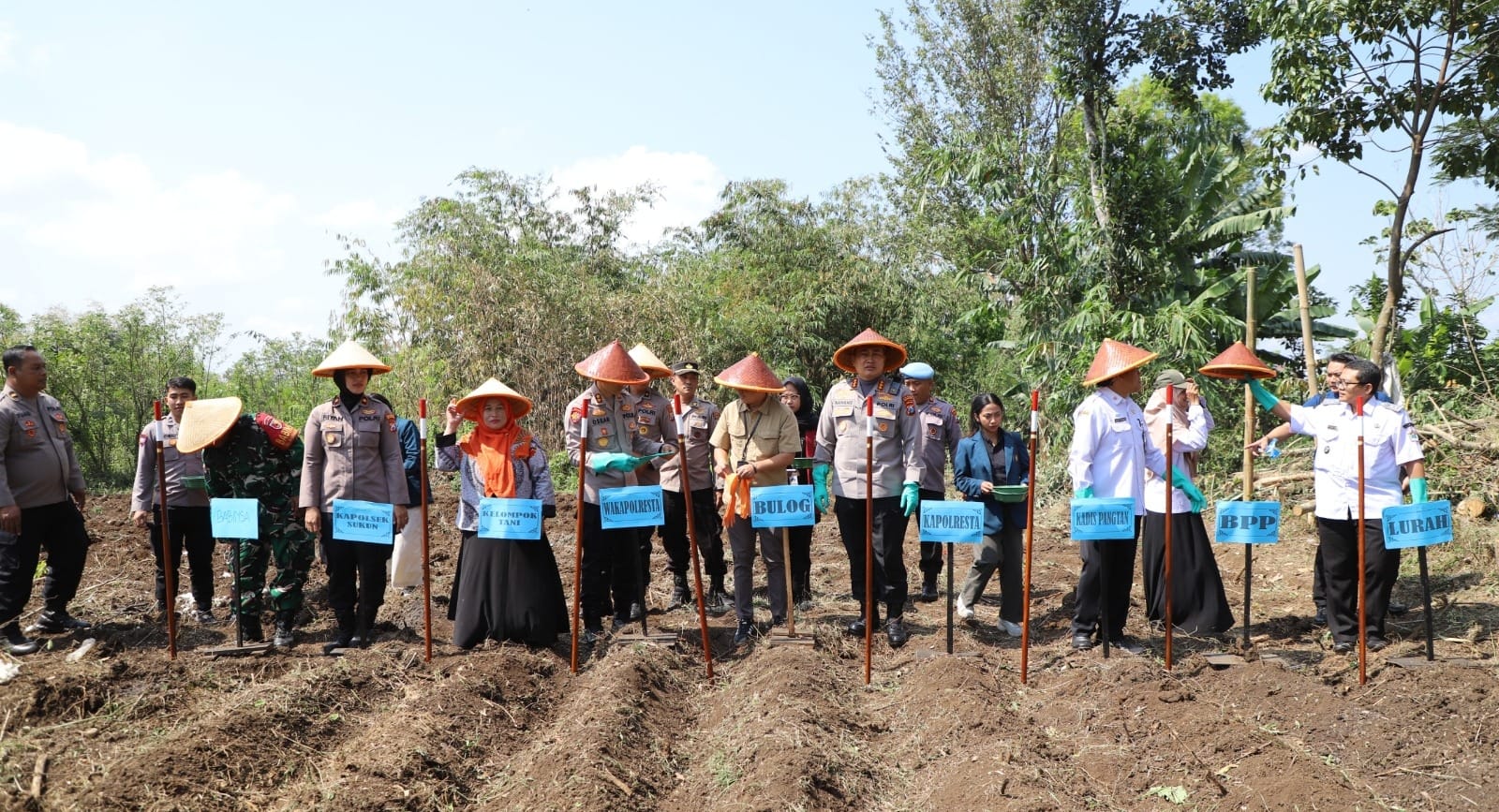Polresta Malang Kota Buka Lahan Baru Tanam Jagung Kuartal IV 