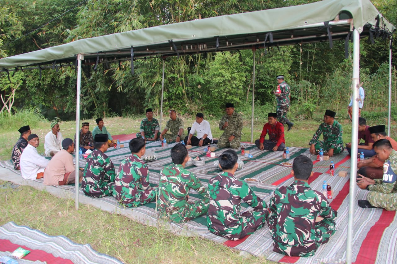 Dandim Sumenep Pimpin Doa Bersama Ground Breaking Jembatan Garuda di Pragaan