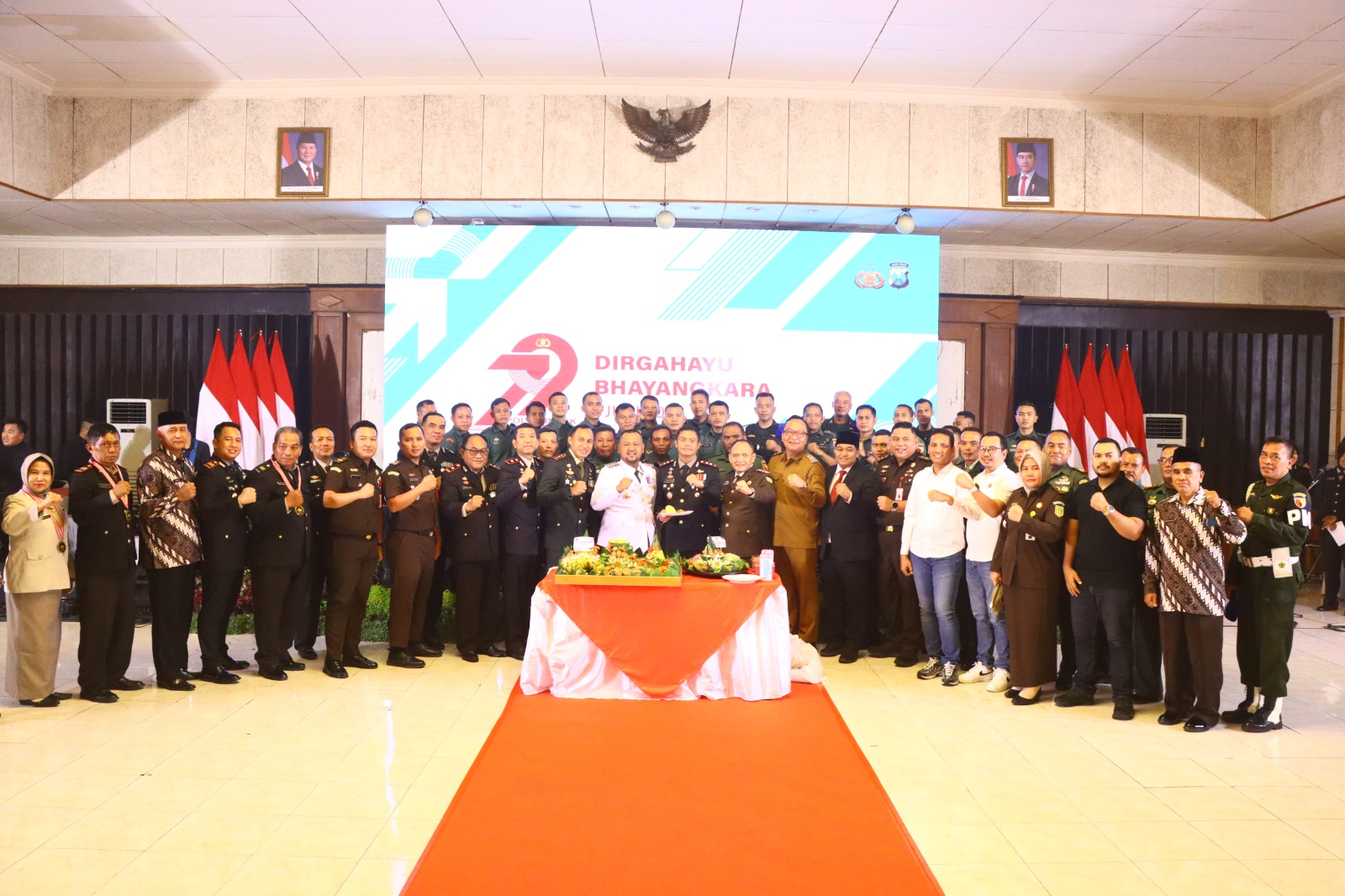 Forkopimda Gresik Solid Rayakan Hari Bhayangkara Ke-79, Komitmen Jaga Kamtibmas