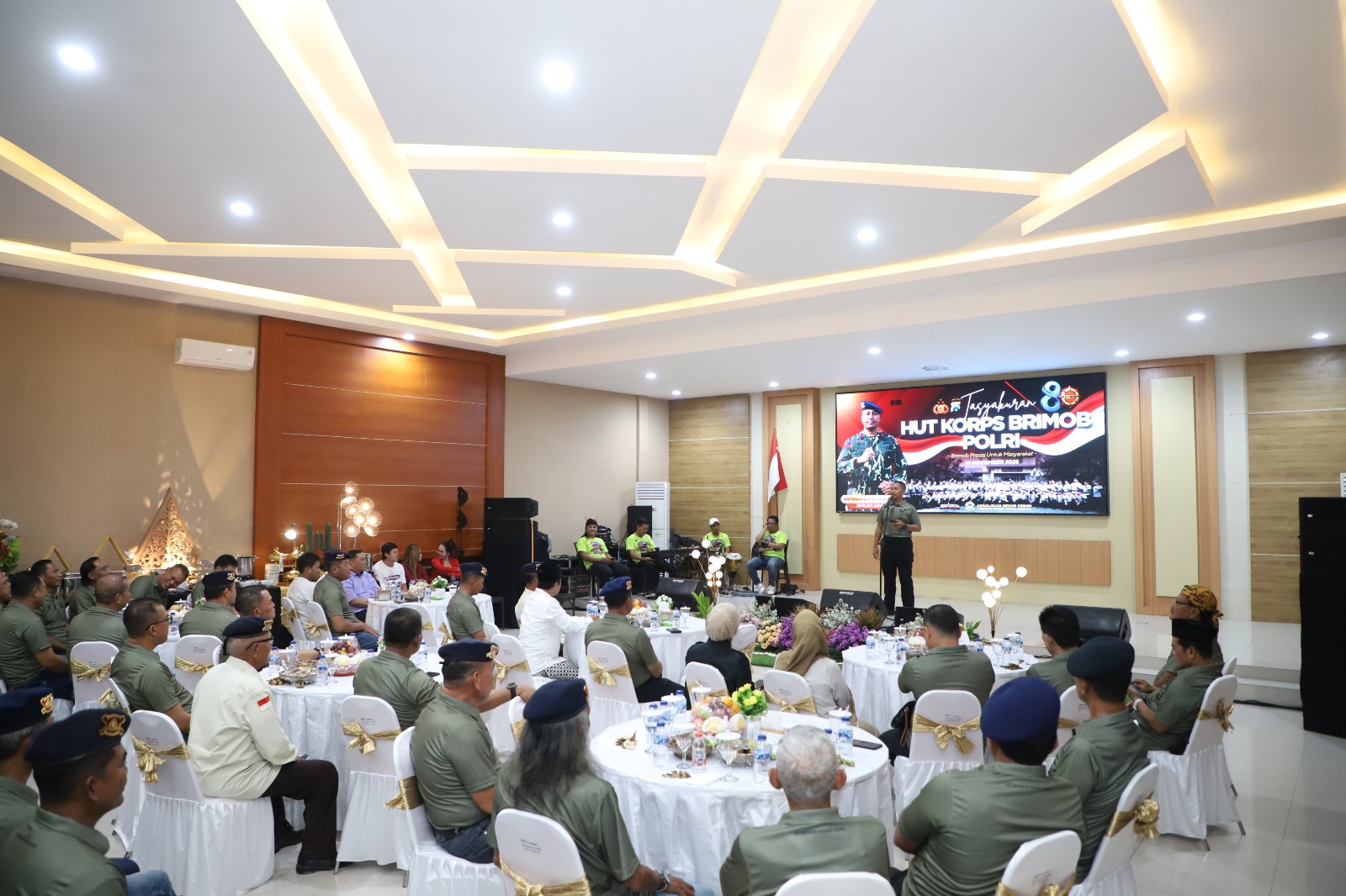 Polres Kediri Tasyakuran HUT Ke-80 Korps Brimob