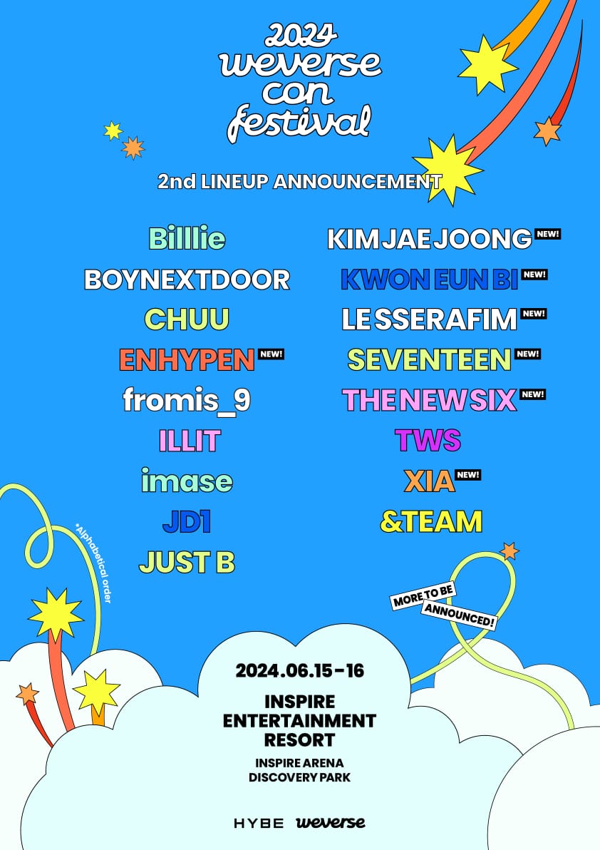 SEVENTEEN, Le Sserafim Hingga Grup Baru ILLIT akan Menghadiri Weverse Con Festival 2024, Line Up!