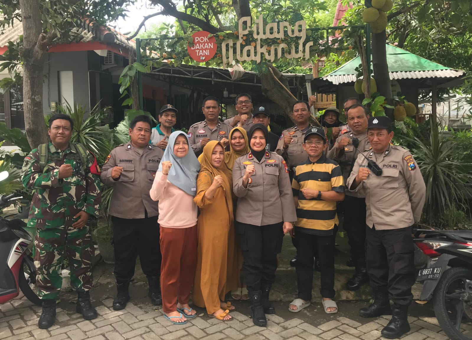 Polsek Wiyung Kunjungi Kelompok Tani Pilang Makmur, Apresiasi Dukungan Program Ketahanan Pangan