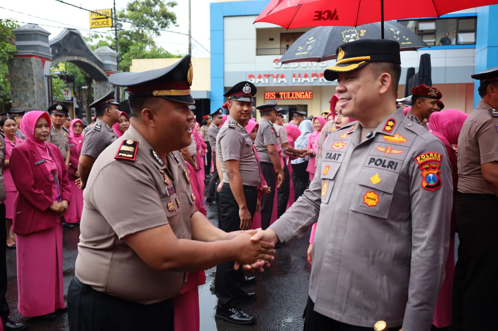 98 Personel Polres Tulungagung Naik Pangkat, Kapolres: Kinerja Harus Makin Baik