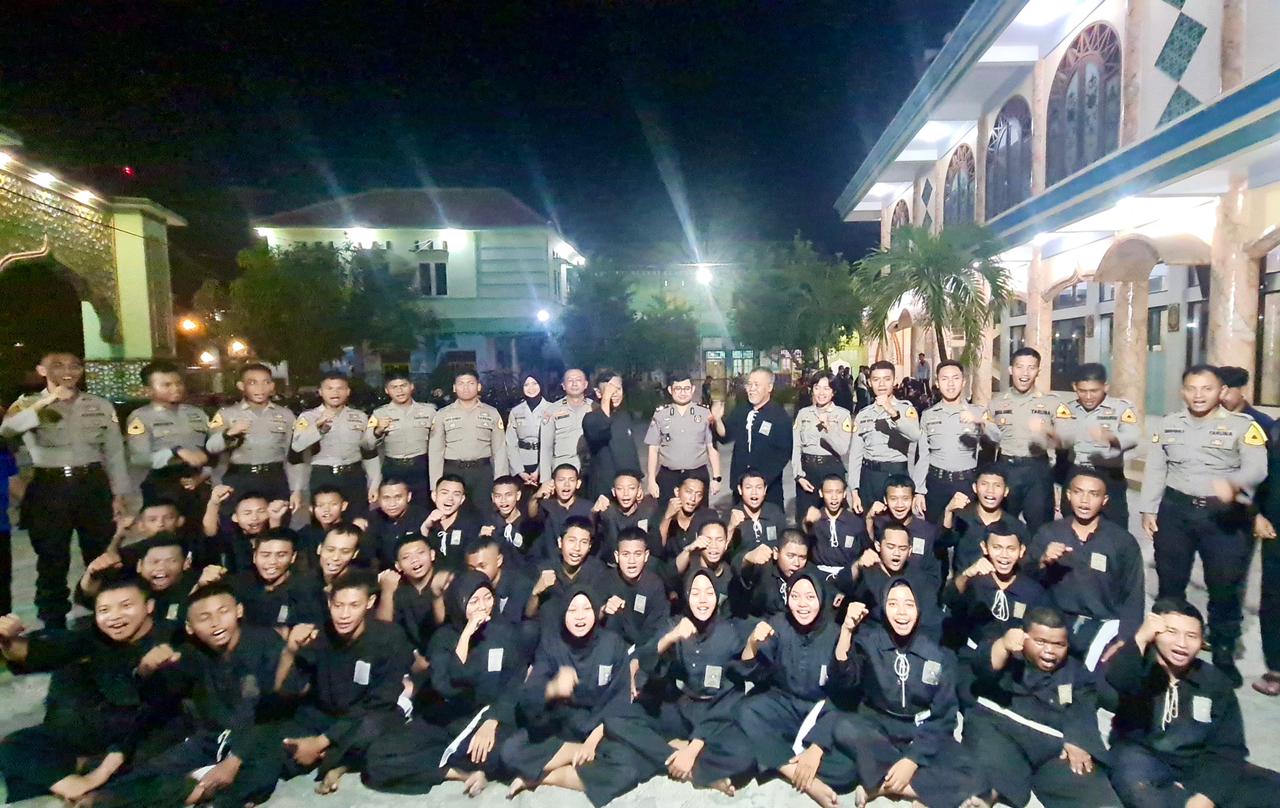 Cegah Perselisihan Antar Perguruan Silat, Satbinmas Polres Gresik Tekankan Dialog