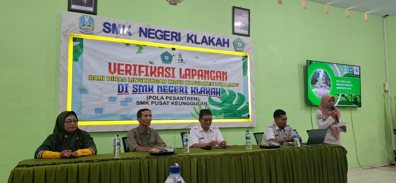 6 Sekolah Diverifikasi Lapangan sebagai Calon Adiwiyata Tingkat Kabupaten Lumajang