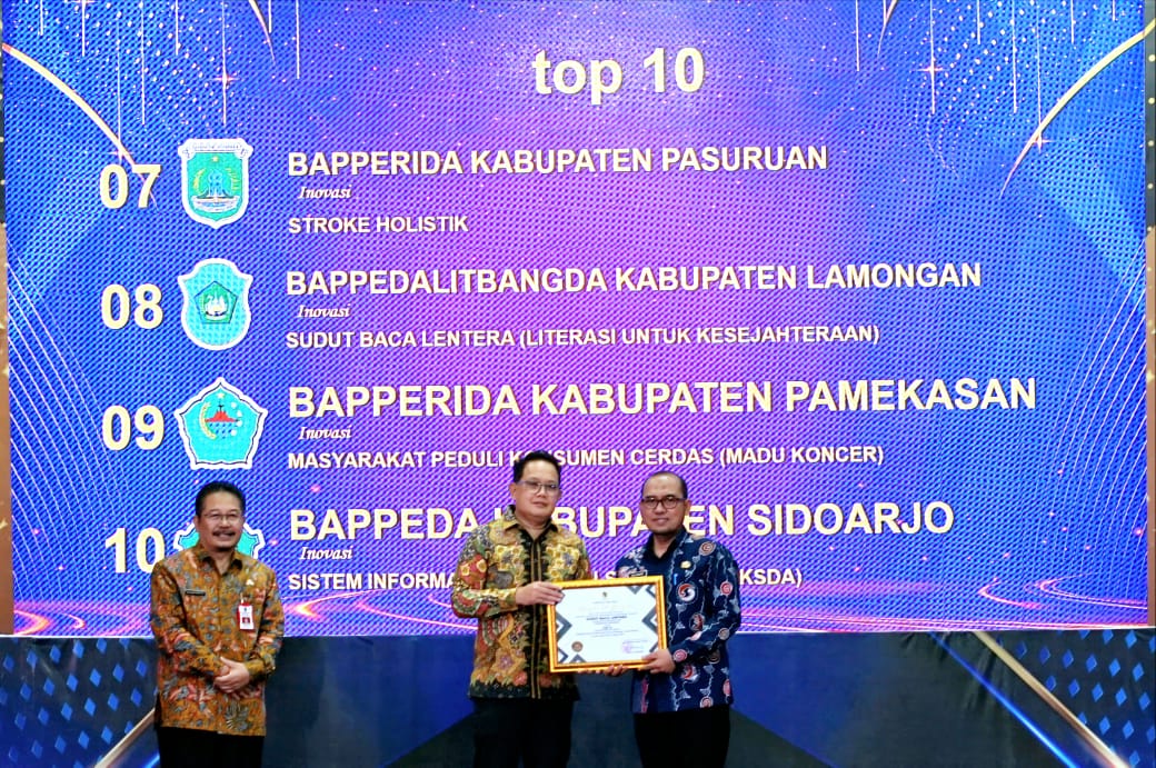 Pembkab Lamongan Masuk Top Ten Inotek Award Ceremony 2024