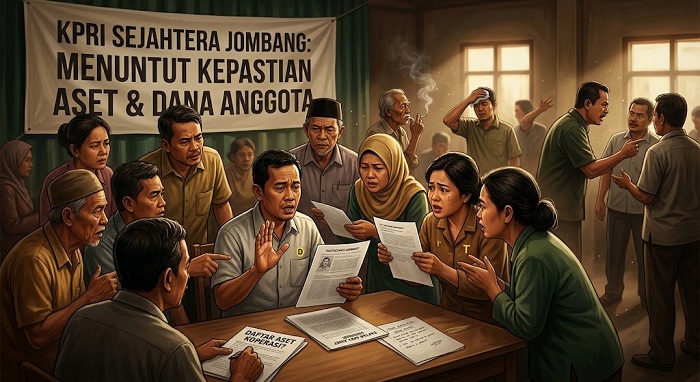 Aset KPRI Sejahtera Jombang Dikabarkan Dibalik Nama, Anggota Minta Segera Diamankan