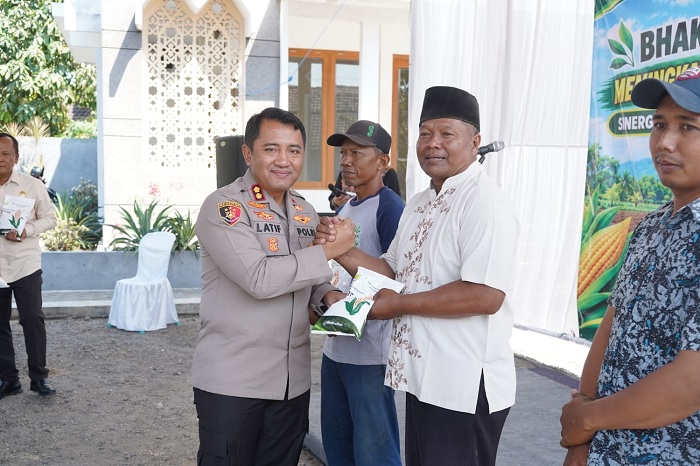 Hari Tani Nasional, Polres Kediri Perkuat Gerakan Pangan Berbasis Petani