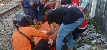 2 Nyawa Melayang Tertabrak KA Komuter Argonegoro di Tambak Mayor, Motor Terseret 1 Kilometer