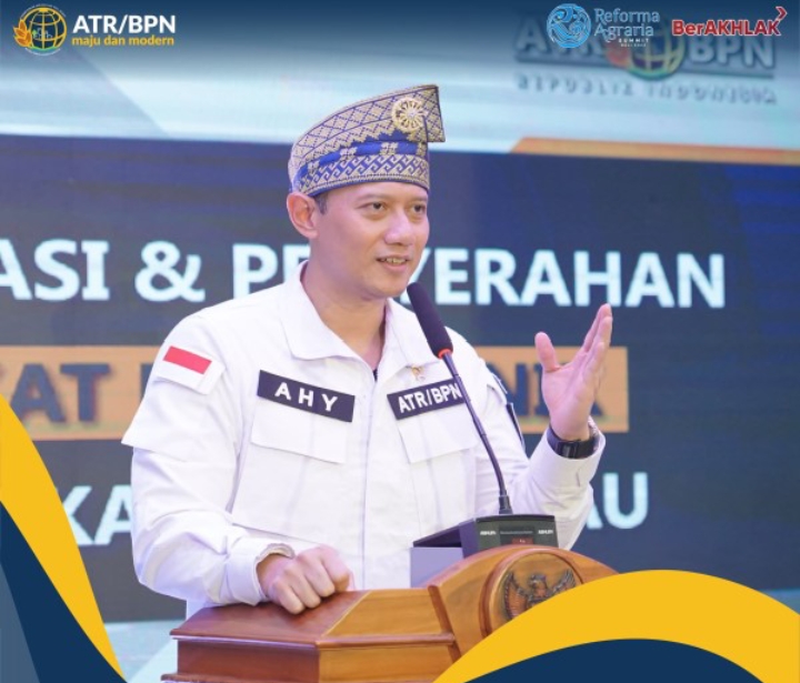 Menteri AHY Resmikan Implementasi Layanan Elektronik di Kota Pekanbaru