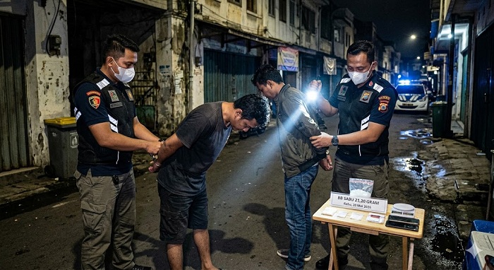 Satresnarkoba Polres Pelabuhan Tanjung Perak Ringkus 2 Pengedar Sabu 