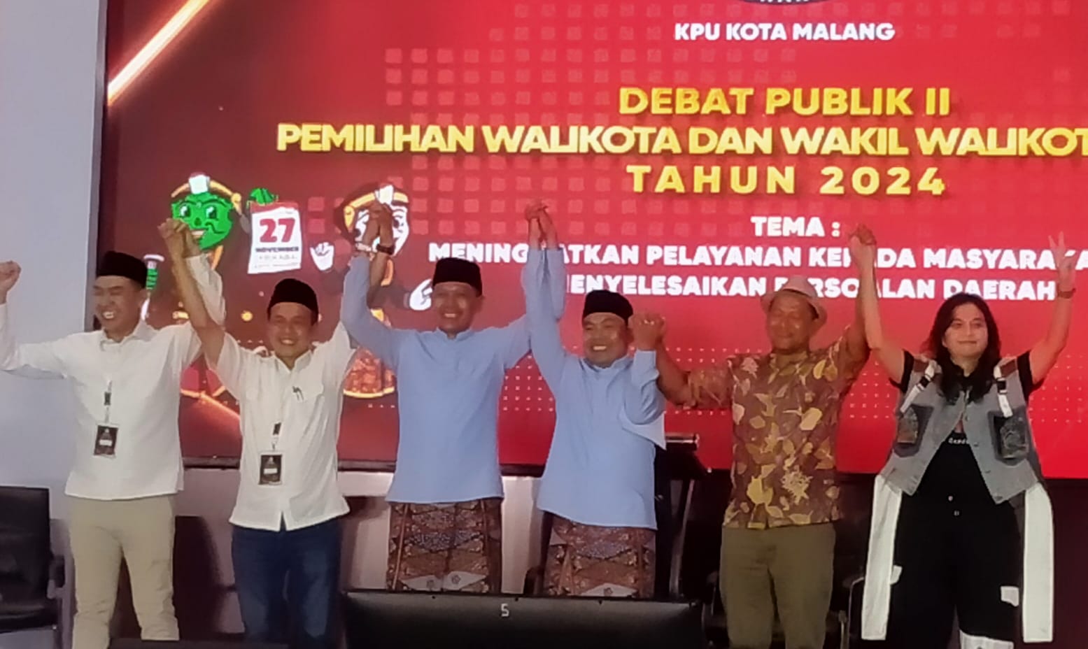 Dua Pasar Legendaris Muncul di Debat Terbuka Pilkada Kota Malang 