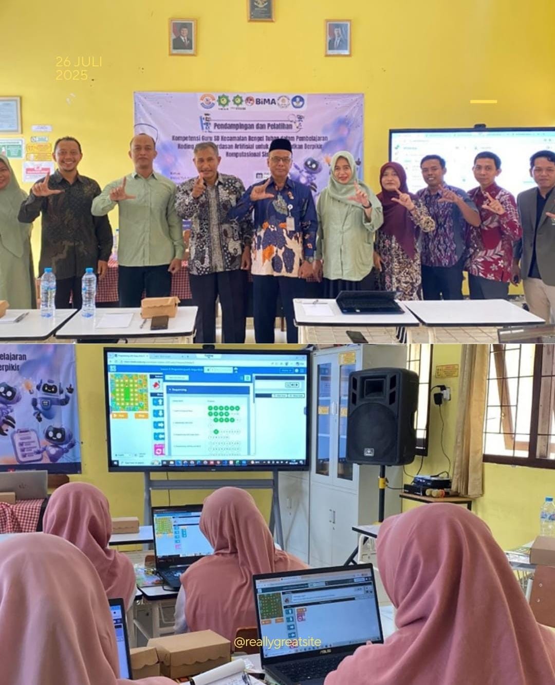 Tingkatkan Kompetensi Guru SD di Tuban Dosen UNUGIRI Beri Pelatihan Koding dan AI