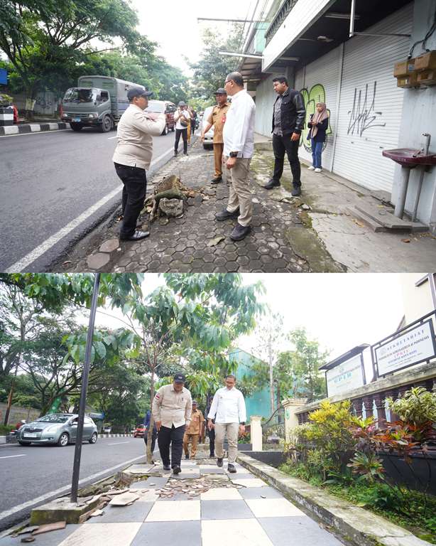 Pembangunan Pedestrian Kota Batu Gunakan Teknologi Stamped Concrete, Anggaran Rp 3,1 Miliar
