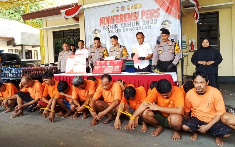 Komitmen Jaga Kamtibmas, Polres Bangkalan Ungkap 236 Kasus