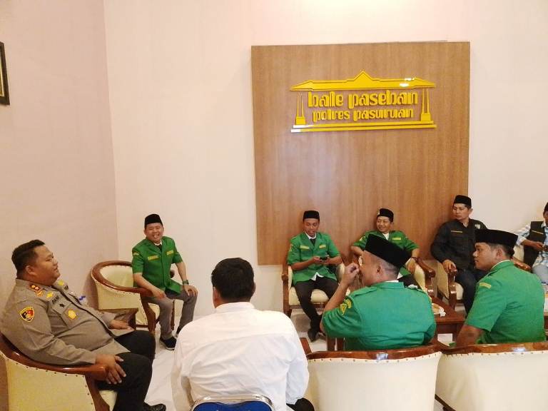 GP Ansor Silaturahmi ke Kapolres Pasuruan, Soroti Aktivitas Tambang dan PPA