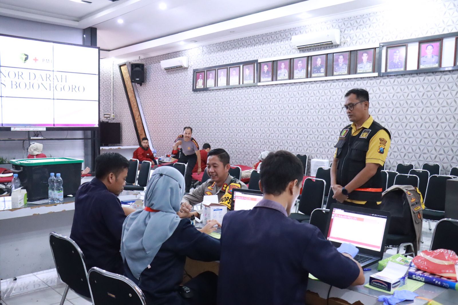 Bantu Ketersediaan Stok Darah,  Polres Bojonegoro Gelar Aksi Donor Darah 