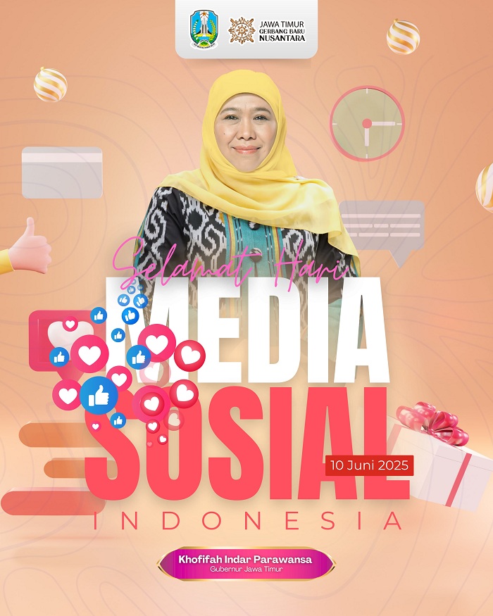 Gubernur Khofifah Ajak Bijak Bermedia Sosial dan Waspadai Penyebaran Hoaks