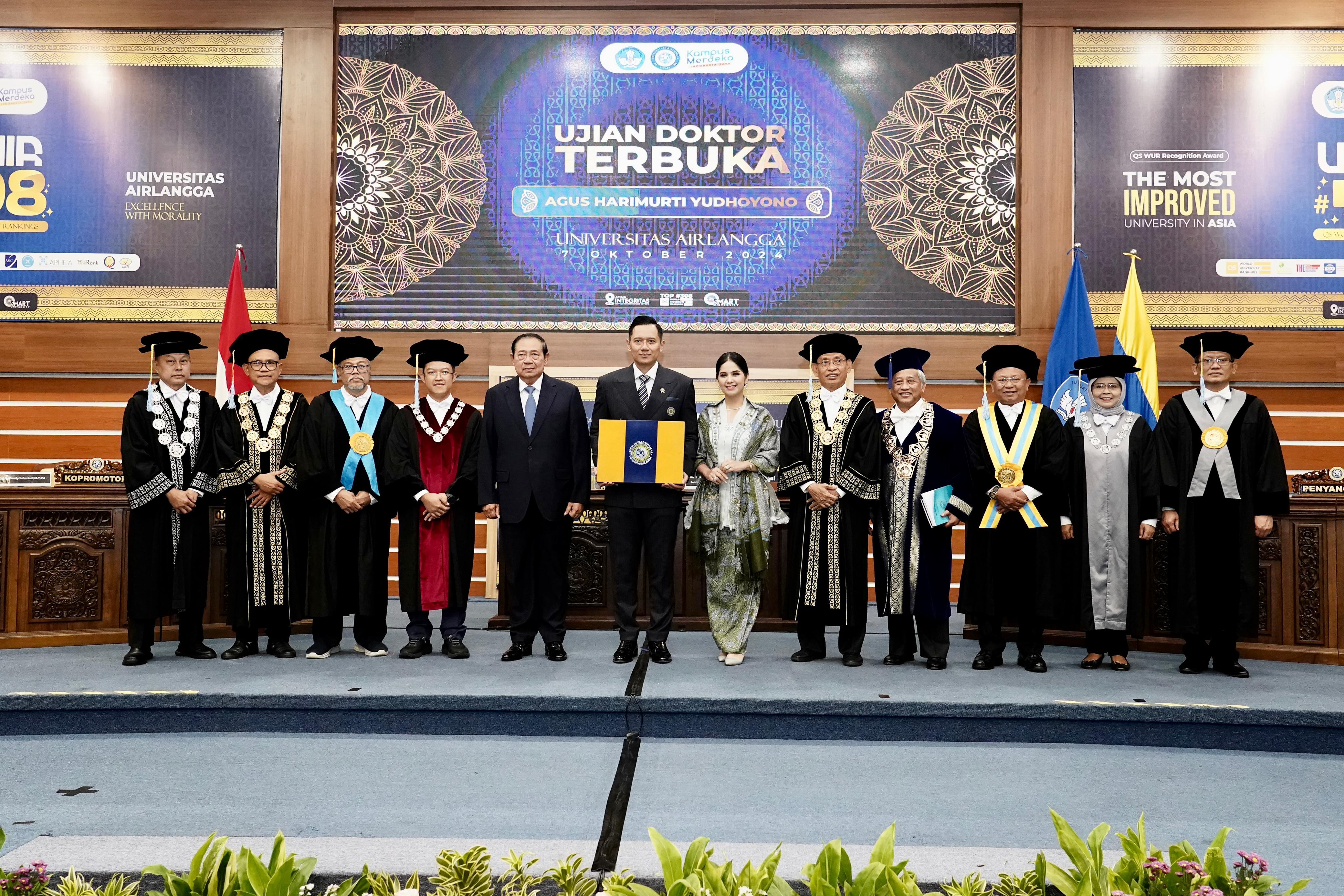 Hasil Ujian Doktor Terbuka, Menteri AHY Lulus dengan Predikat Cumlaude