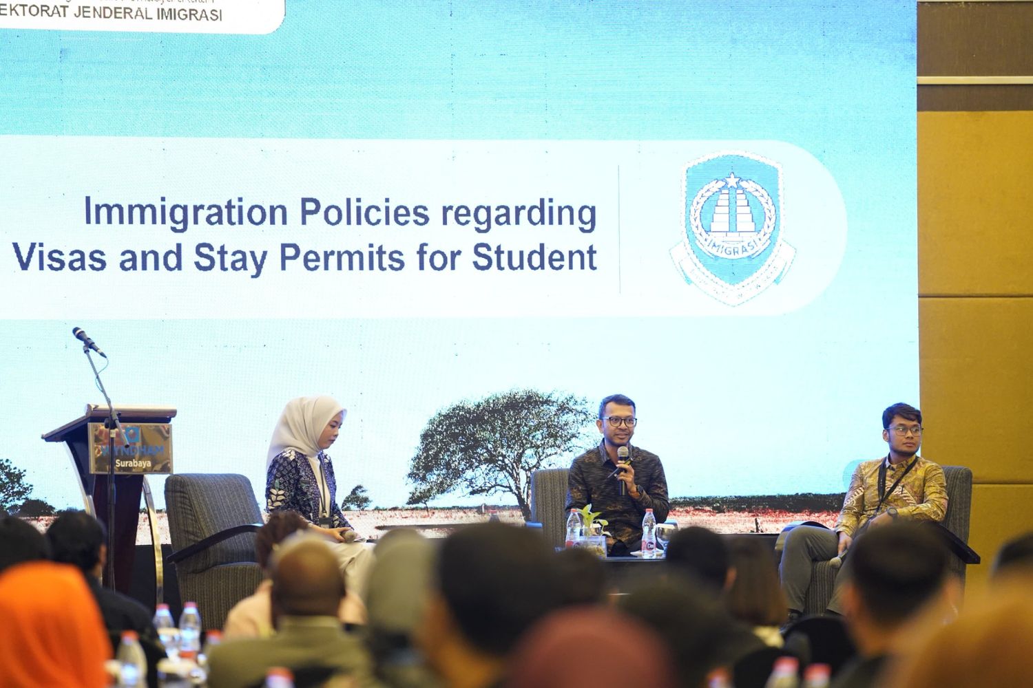 Imigrasi Surabaya Gelar Sosialisasi 'Immigration Goes to Campus' untuk Mahasiswa Asing