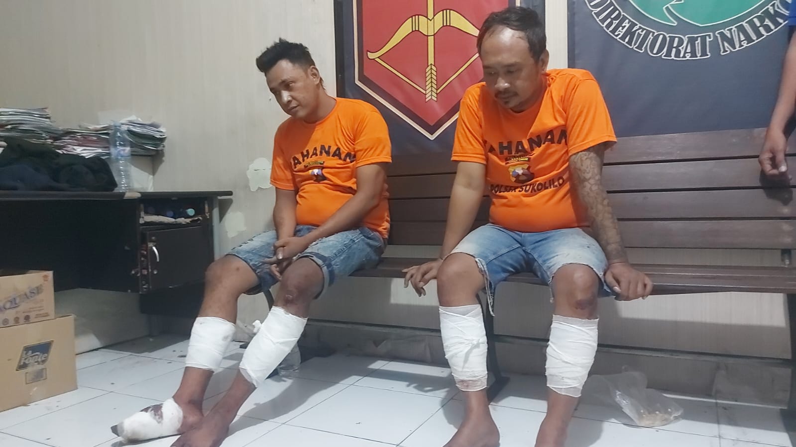 Polsek Sukolilo Gagalkan Aksi Curanmor Bersajam, Dua Pelaku Dilumpuhkan dengan Timah Panas