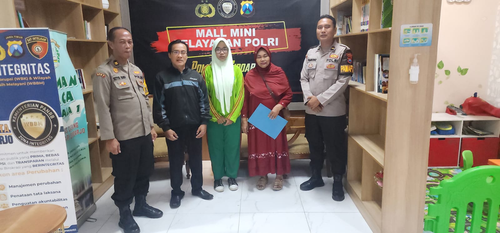 Polresta Sidoarjo Berhasil Temukan Anak Hilang